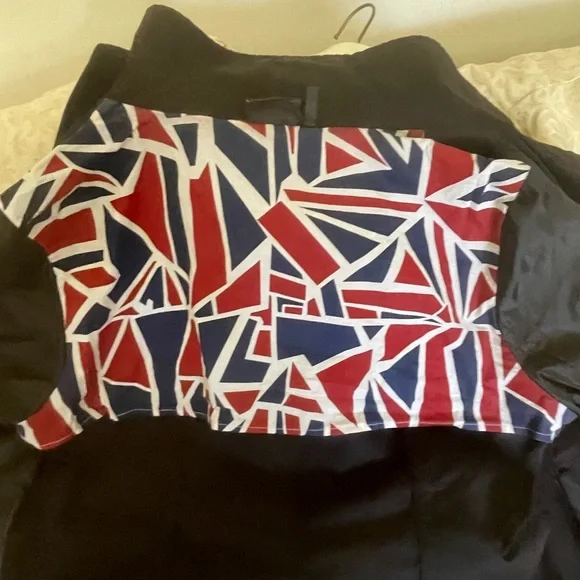 Women’s Black-BRITISH RACING INTERIOR MINI COOPER COAT. Two inside pockets - Picture 9 of 15